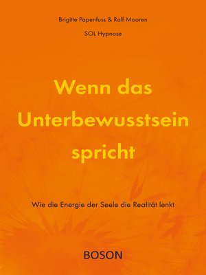 cover image of Wenn das Unterbewusstsein spricht